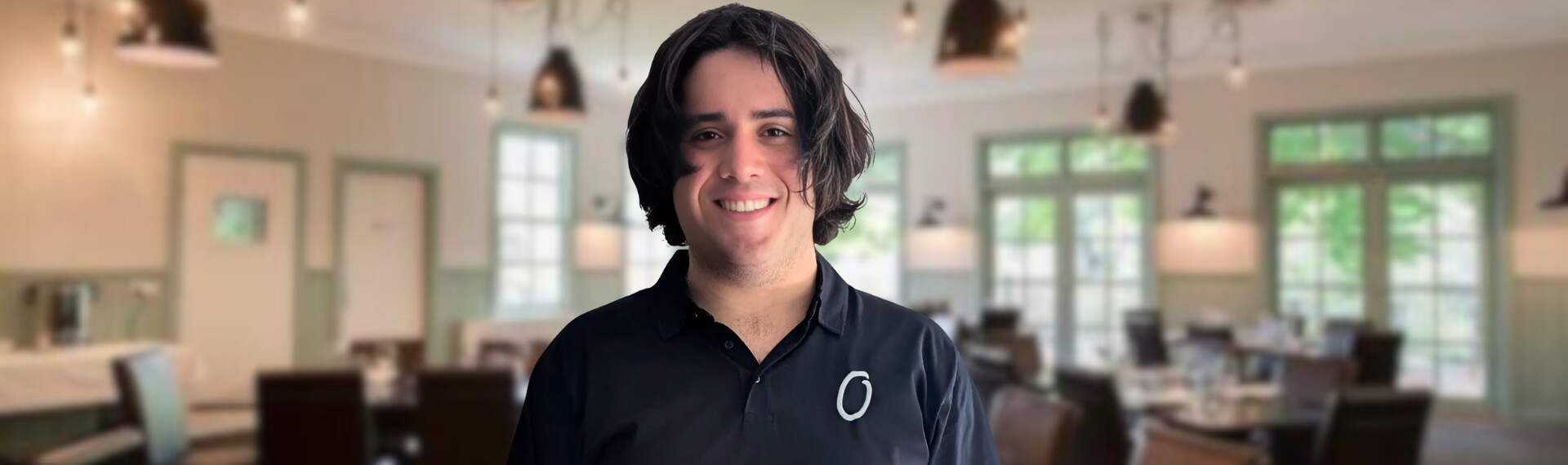 a man working in hospitality